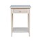 International Concepts Rectangle Hampton Bedside Table, 21 W, 21 L, 30 in H, Wood, Unfinished OT-91 - alternate 9
